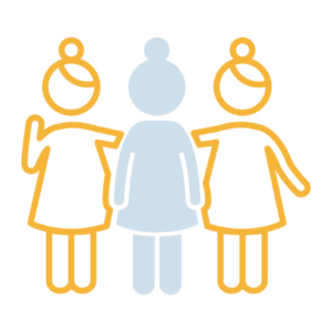 Icon group of women