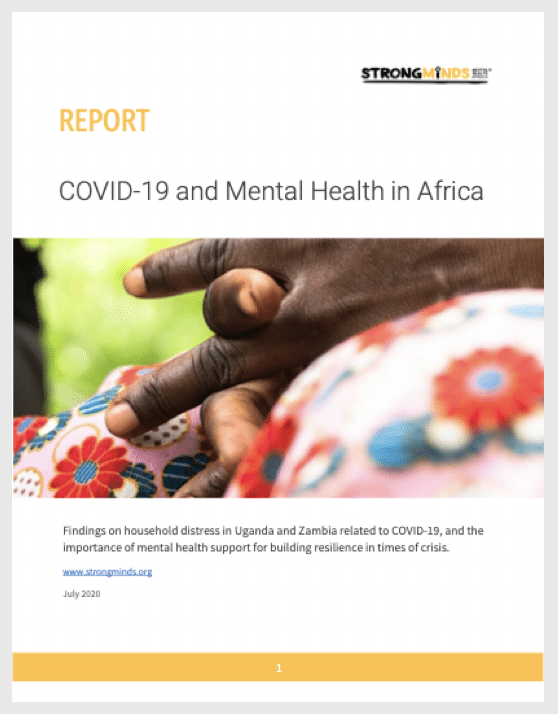 PRESS RELEASE: COVID-19 and Mental Health in Africa