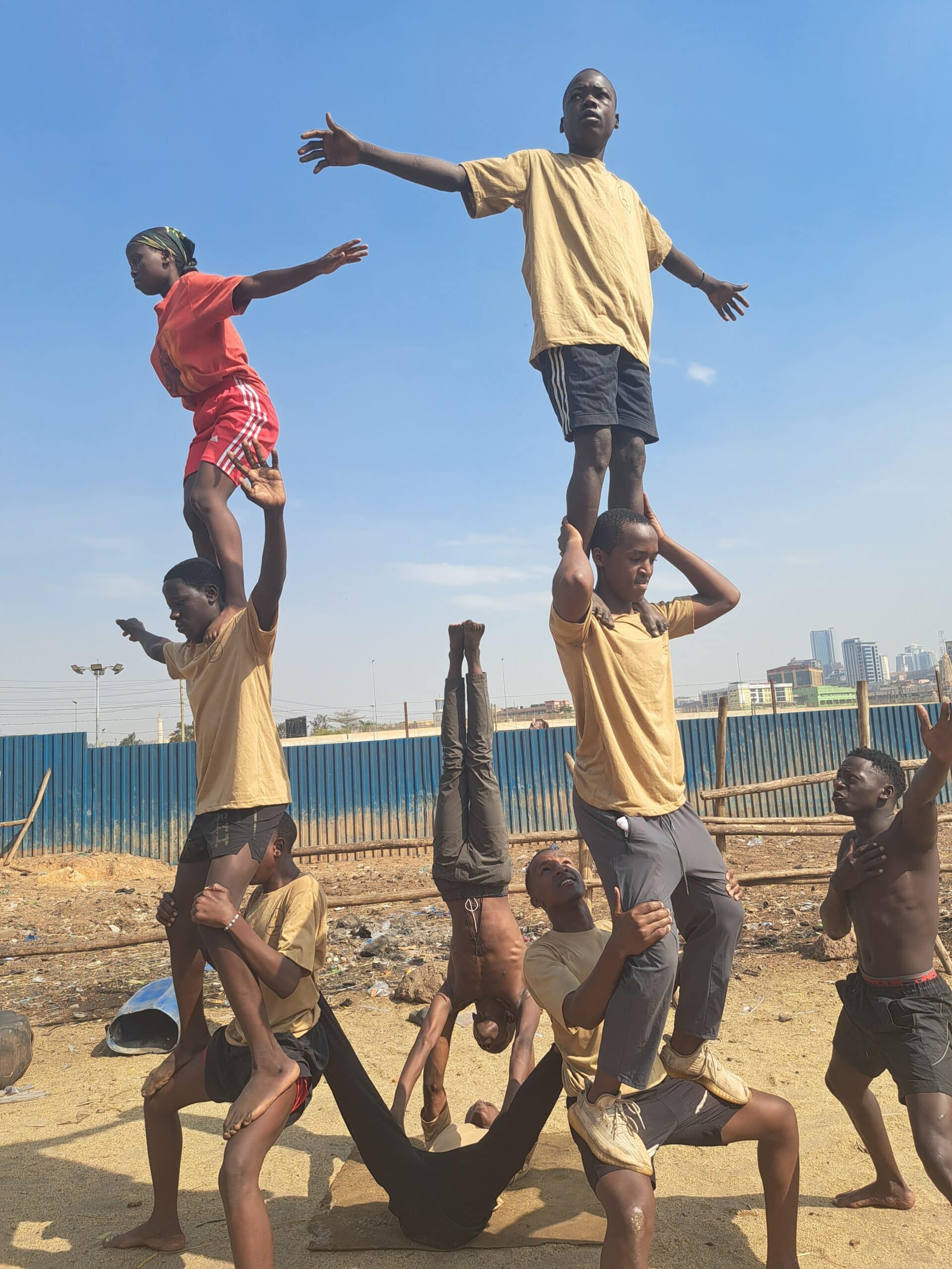 Acrobatic Troupe Finds Family Through StrongMinds Therapy in Katwe, Uganda