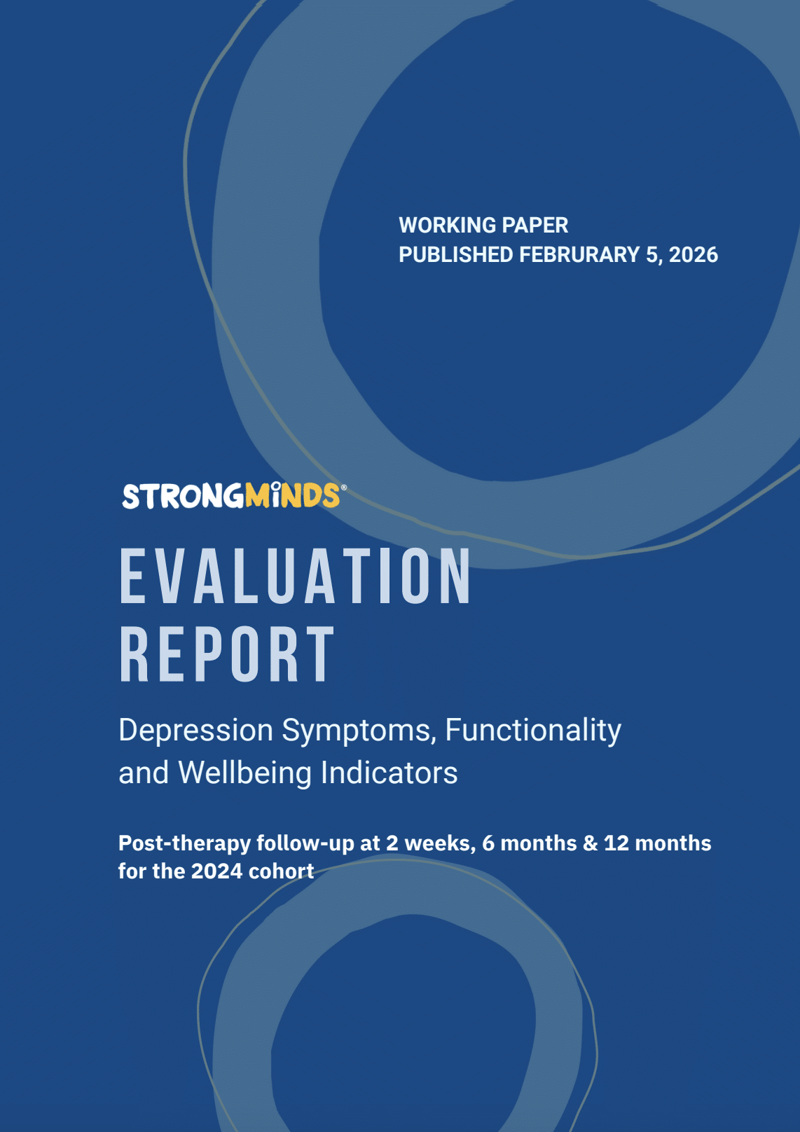 Evaluation Report: Depression Symptoms, Functionality and Wellbeing Indicators